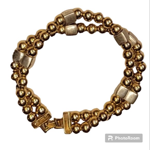 Bundled Lot of 5 Vintage Costume Jewelry Sparkly Gemstone Bracelets - Picture 7 of 8